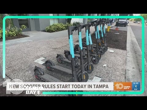 New rules on e-scooters start in Tampa