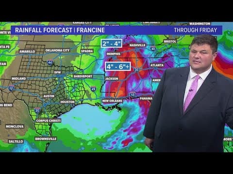 DFW Weather: Summer temperatures return this weekend, tracking Hurricane Francine