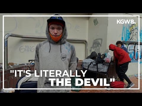 Portland police respond to slew of overdoses downtown; KGW talks with one of the survivors