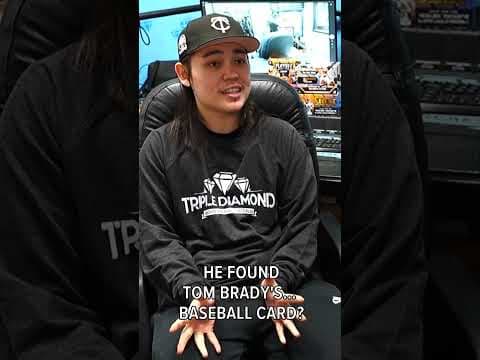 Card collector discovers a rare (and very valuable) Tom Brady baseball card (yes, baseball!)