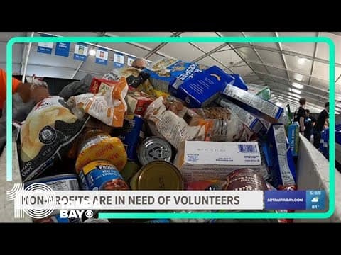 Tampa Bay-area nonprofits need volunteers as donations are down this holiday season