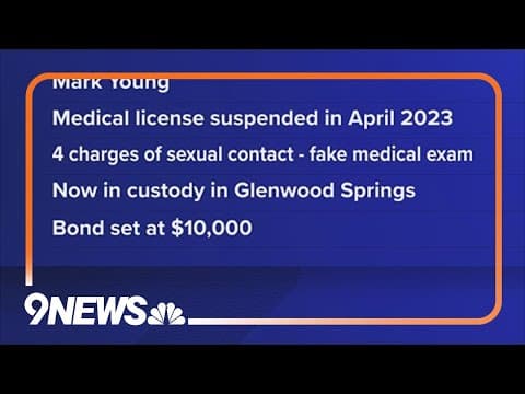 Colorado doctor arrested on suspicion of unlawful sexual contact