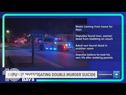 Pasco sheriff: Man kills both parents, himself in domestic violence incident in Wesley Chapel