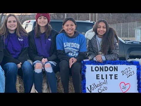 London Volleyball community honors former coach and son in holiday parade