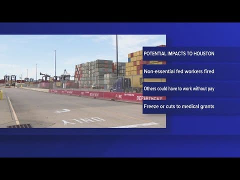 Potential impacts to Houston if government shuts down