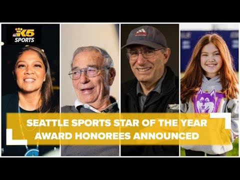 Seattle Sports Star of the Year award honorees announced