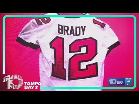 Tom Brady's final game jersey to go up for auction at record-breaking price