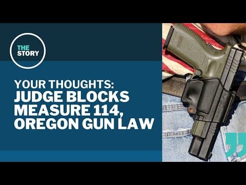 Measure 114 struck down by Harney County judge | Your Thoughts