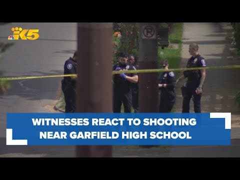 'It's not safe': Witnesses react to shooting blocks from Garfield High School
