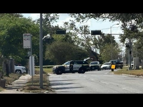 HPD: Man hit, killed by car after running from officers onto East Freeway during road rage investiga