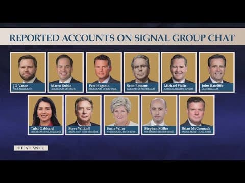 White House investigating after journalist added to group chat with top US officials