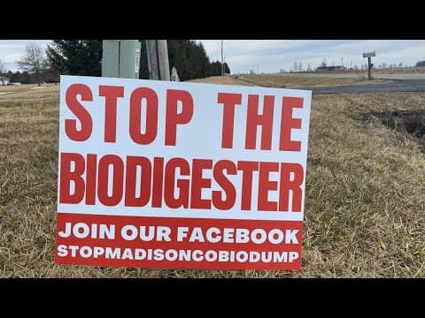 Proposed biodigester sparks controversy in Madison County
