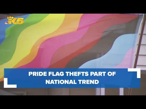 Tacoma police: Pride flag thefts may be part of hate crime trend