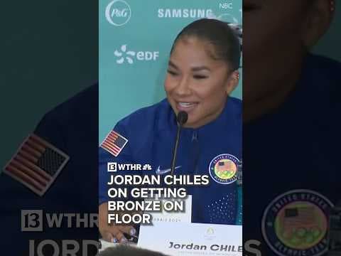 Jordan Chiles on getting bronze on floor at 2024 Olympics in Paris | Via: NBC