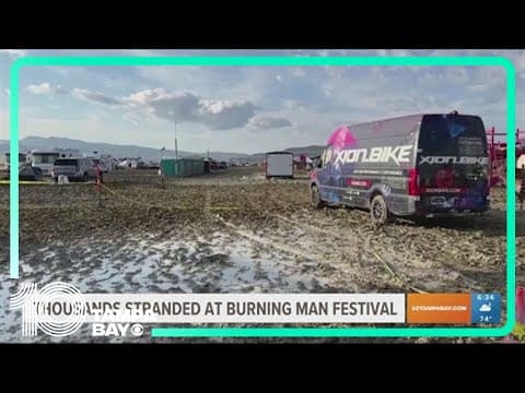 Thousands trapped at Burning Man after flooding