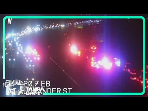 Traffic backed up on west and eastbound I-4 in Plant City after crash