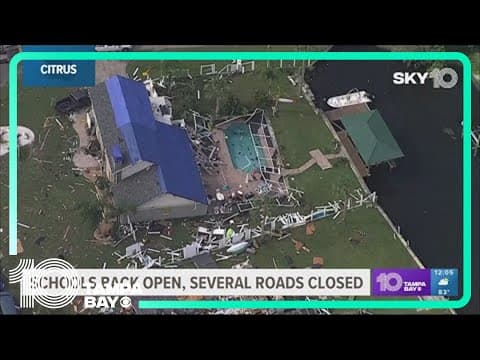 Citrus County schools reopen, several roads remain closed