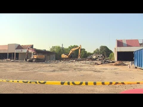 Abandoned shopping center near Missouri City gets demolished for cultural arts center