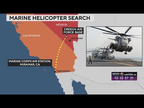 Marines confirmed dead in helicopter crash in San Diego