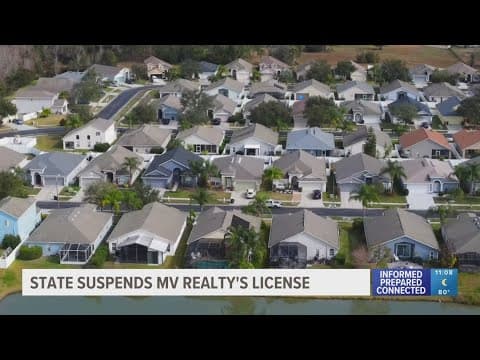 State suspends MV Realty's license, stopping business in Florida