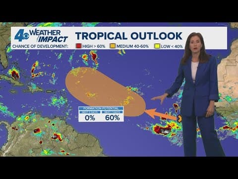 Saturday 10 PM Tropics Update: One far-off tropical wave to watch