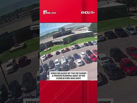 FBI releases new video of suspect in Charlie Kirk shooting