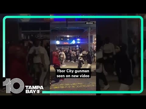 Ybor City gunman seen shooting at crowd #shorts