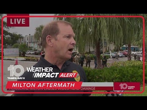 'Over 100 people' pulled out of Clearwater apartment complex after Milton, police say