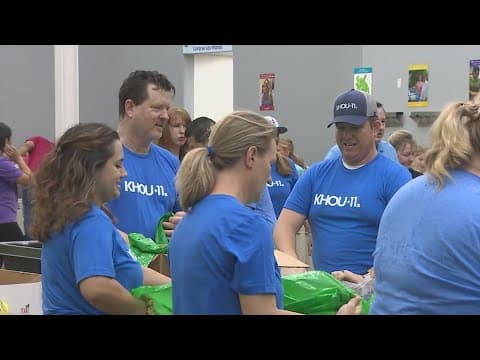 KHOU 11 and the Houston Food Bank working together to help children in need