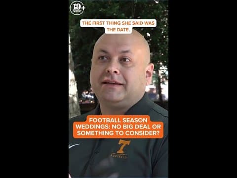 Weddings during football season: No big deal or something to consider?