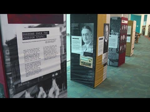 New exhibit at Indy Public Library chronicles Indiana's past with KKK