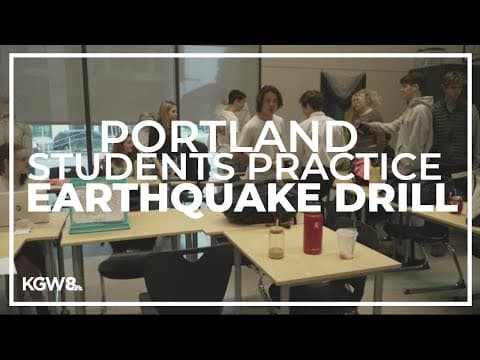 Portland students prepare for the ‘big one’ in Great Shakeout drill