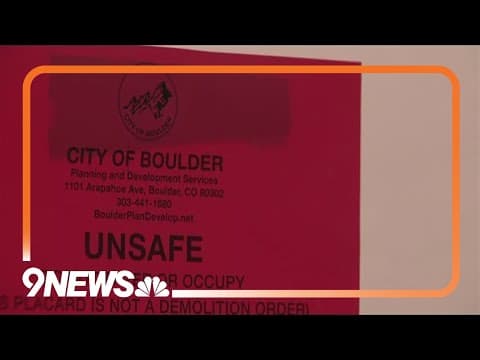 Students need new housing after Boulder issues immediate closure notice for housing building