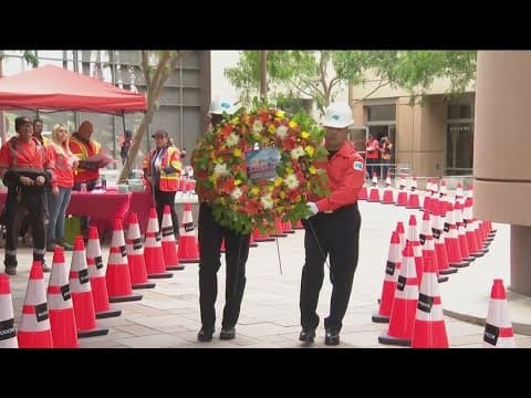 CalTrans remembers fallen highway workers with ceremony