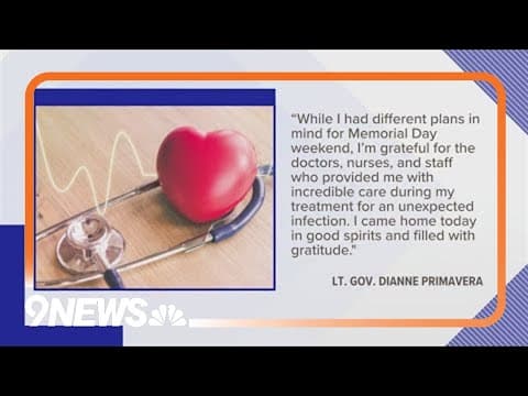 Colorado lieutenant governor Dianne Primavera released from hospital