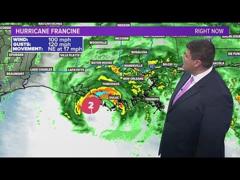 Tracking Hurricane Francine: Louisiana bracing for landfall