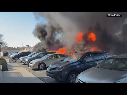 A single-engine plane crashes near a Pennsylvania airport and all 5 aboard are taken to hospitals