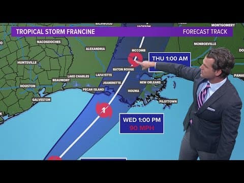 DFW Weather: Summer temps return late week, latest on Tropical Storm Francine