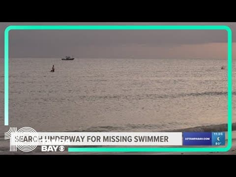 Crews search for missing swimmer near John's Pass