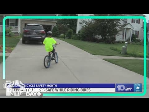 Helmets and reflective gear: Tips on how to keep kids safe while riding bikes