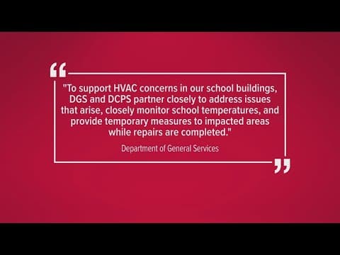 DCPS has hundreds of open HVAC work orders as temperatures reach upper 90s