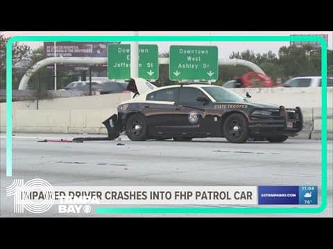 3 in the hospital after impaired driver crashes into FHP patrol car