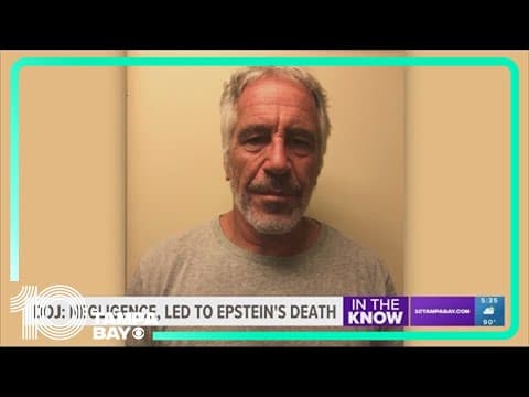 Justice Department watchdog issues report on Jeffrey Epstein suicide