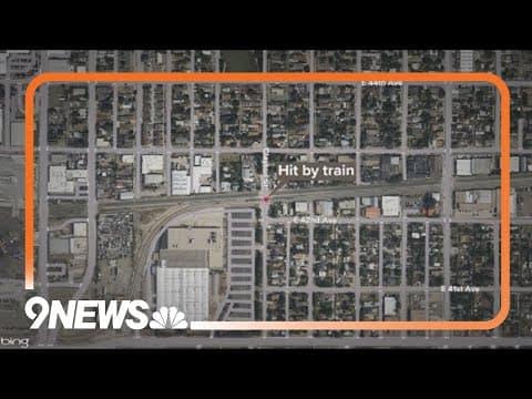 Man on scooter seriously injured after being hit by RTD train