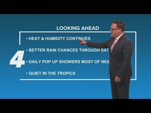 New Orleans Weather: Hot and muggy with some downpours