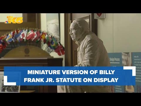 Preview of Billy Frank, Jr. statue on display at state Capitol