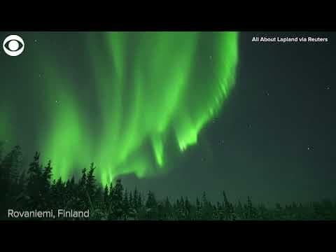A look a the Northern lights over Finland