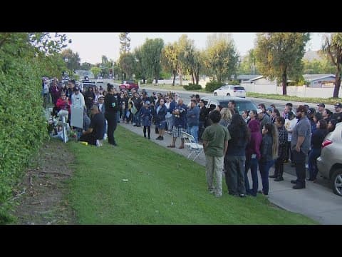Loved ones hold vigil for teen boy killed in alleged DUI crash
