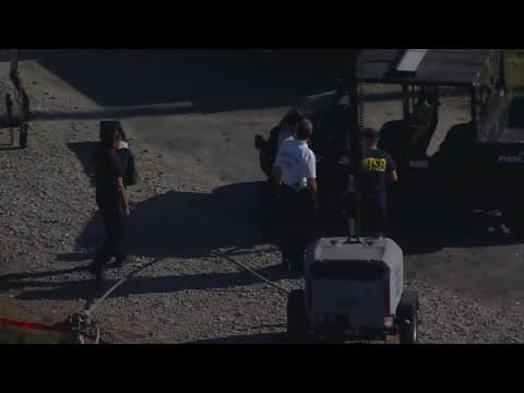 Officials investigate what caused a helicopter crash in Houston