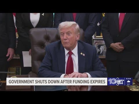 Government shuts down after Trump, Congress can't come to compromise